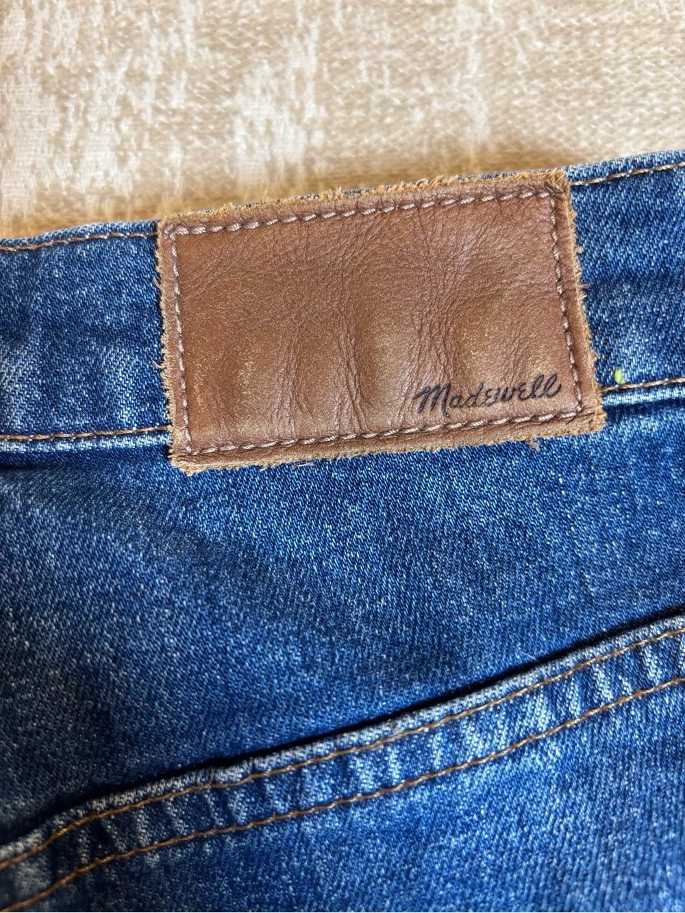 🏷️ Madewell The High-Rise Slim Boy-Jean Medium Wash Denim Size 23 - Picture 15 of 16